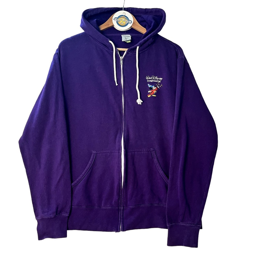 Walt Disney Imagineering Purple Zip-Up Hoodie